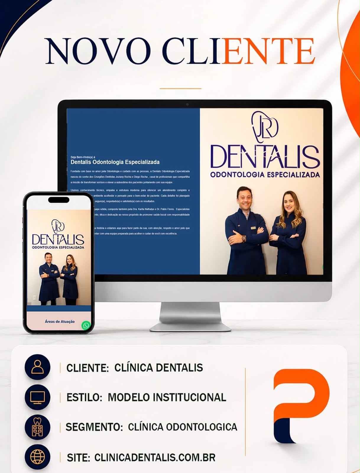 Apresentação do projeto Clínica Dentalis